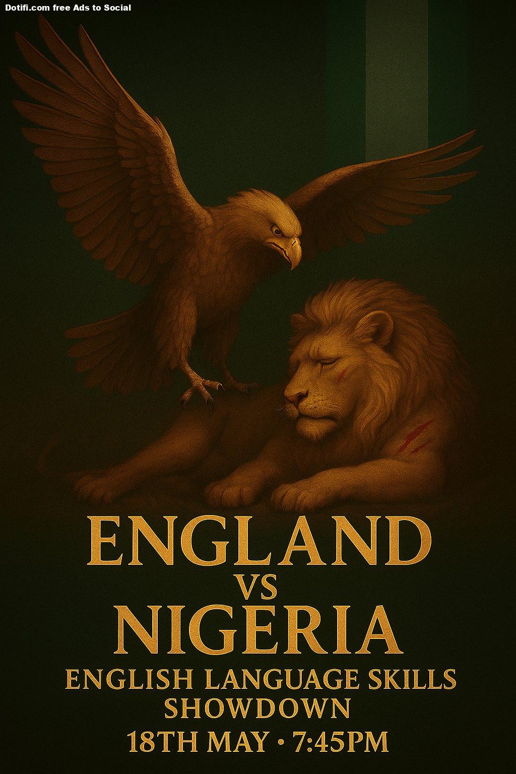 Still on the Nigerian who challenged a Briton  english proficiency face-off set for May 18