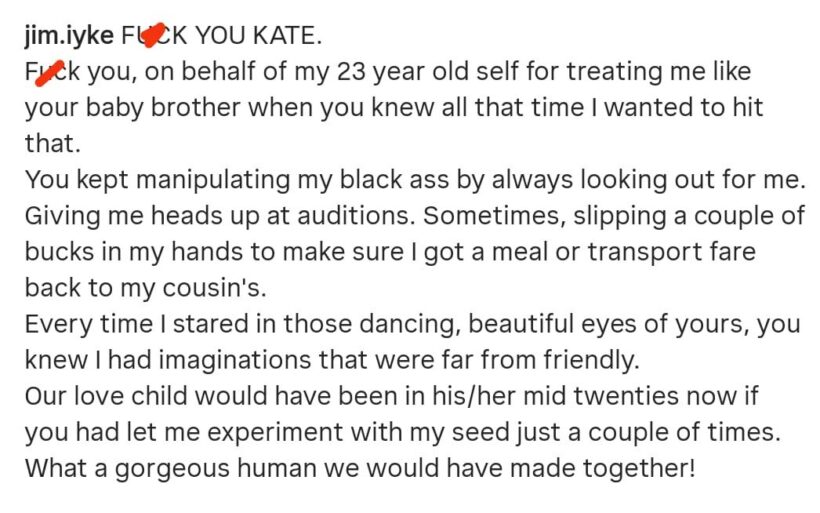 F**k you Kate, your wild boy loves you  Actor Jim Iyke pens down bold birthday message to Kate Henshaw