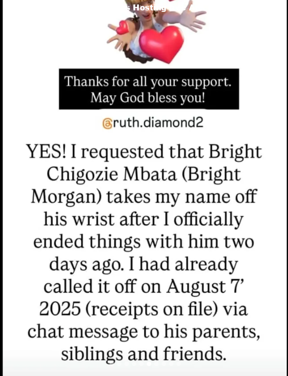 Hes opened a can of worms  Ex BBN star Bright Morgans ex-girlfriend finally speaks, promises more revelations