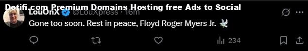 Fresh Prince of Bel-Air actor, Floyd Roger Myers Jr., dies at 42 after suffering heart attack