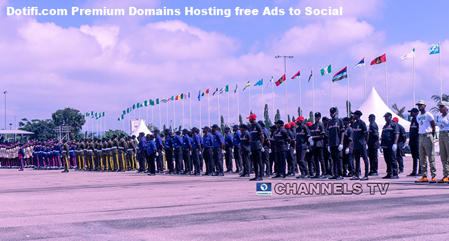 Security officials at Eagle Square, Abuja on October 1, 2022 for Independence Anniversary celebrations.