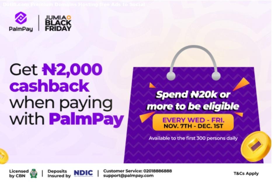 Dont Just Shop This Black Friday, Get Rewarded with PalmPay & Jumia!