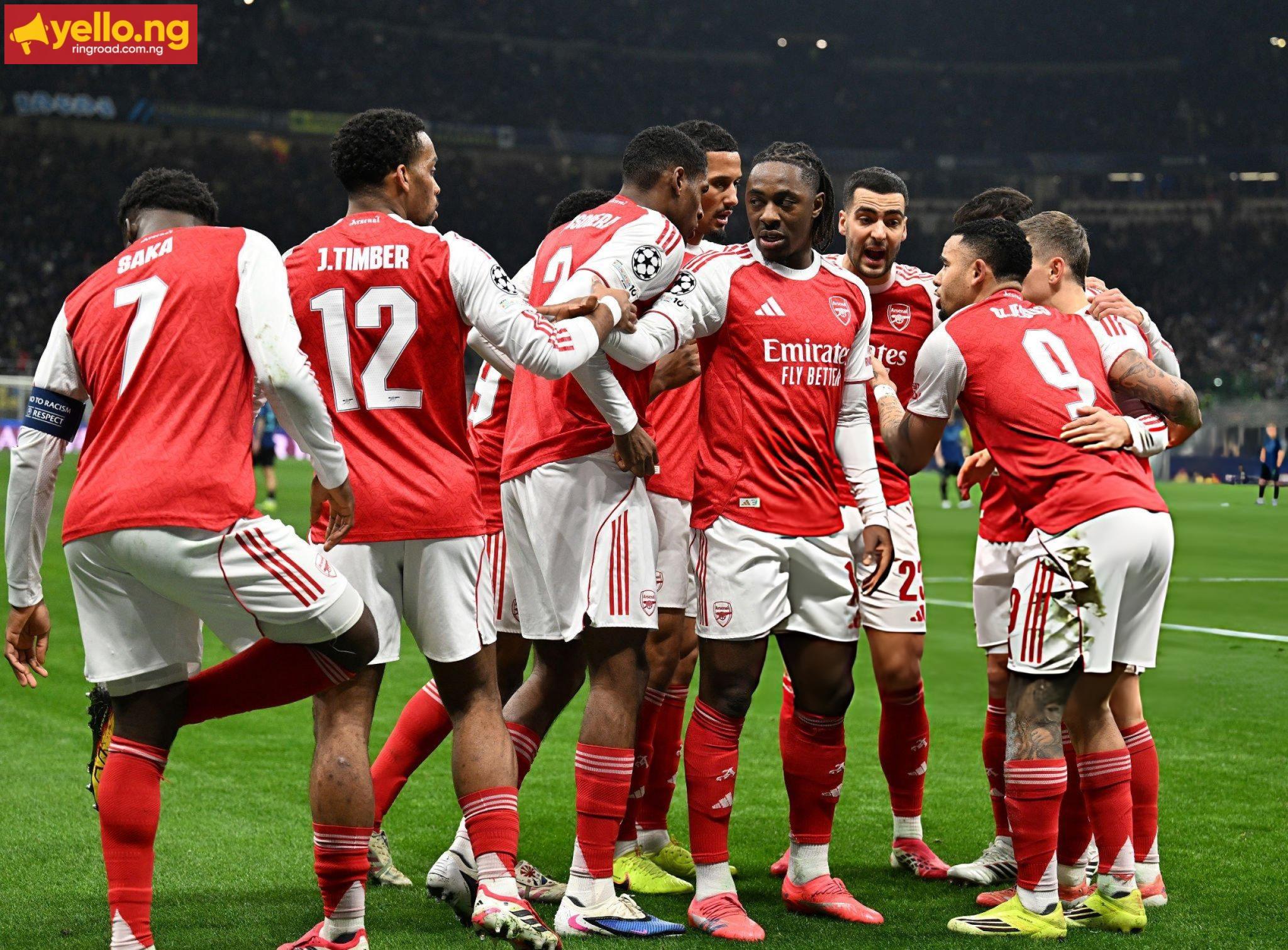 UEFA Champions League, Inter Milan, Arsenal, Manchester City, Bodo/Glimt, Napoli, Real Madrid, Copehangen, Paris Saint-German, Olympiacos, Monaco, Ajax, Villareal