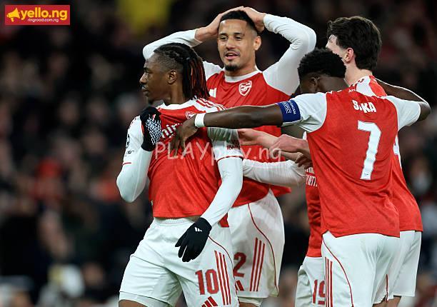 William Saliba and Bukayo Saka